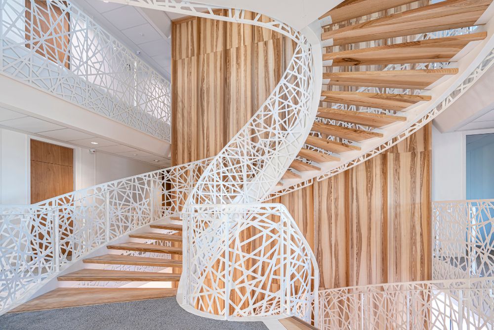 Garde corps thermolaqué blanc